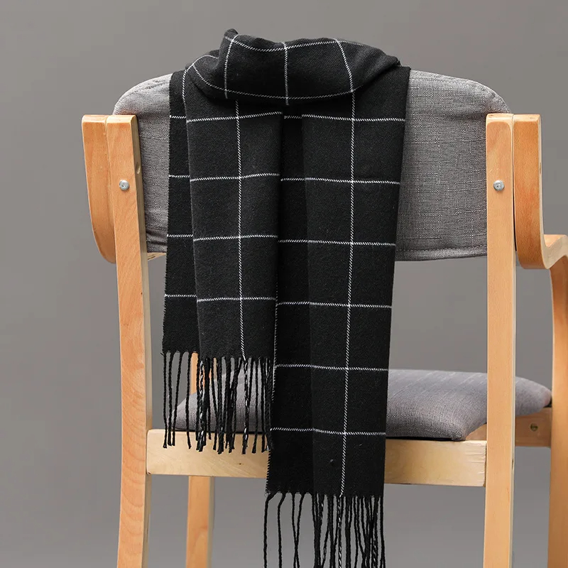 Cashmere Pashmina Wrap - 2023 Yeni Kış Erkek Eşarp Sıcak