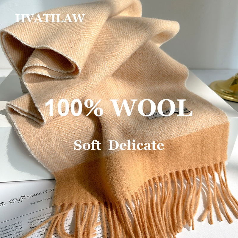 Wool Scarf Men - %100 Saf Yün Eşarp Kadın Erkek