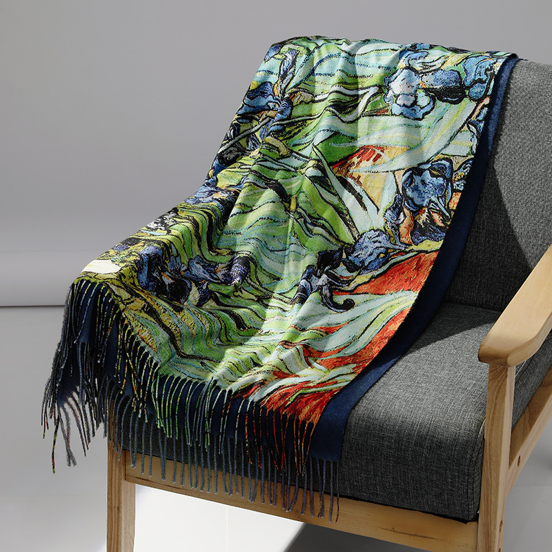 Lüks Marka Yağlıboya Kaşmir Eş - Cashmere Pashmina Wrap incelemesi ve fiyatı